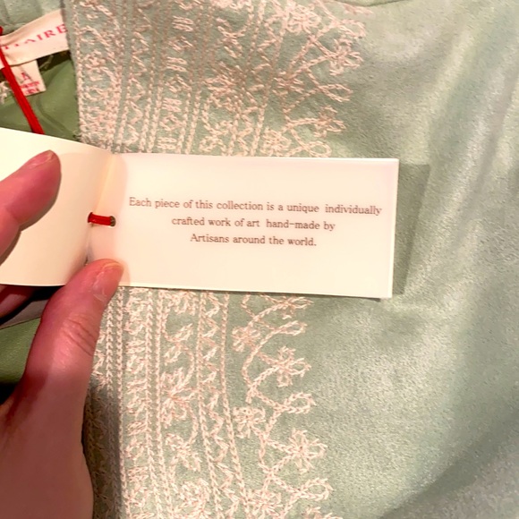 Anthropologie Solitaire NTW Mint Green Coat - Picture 6 of 7